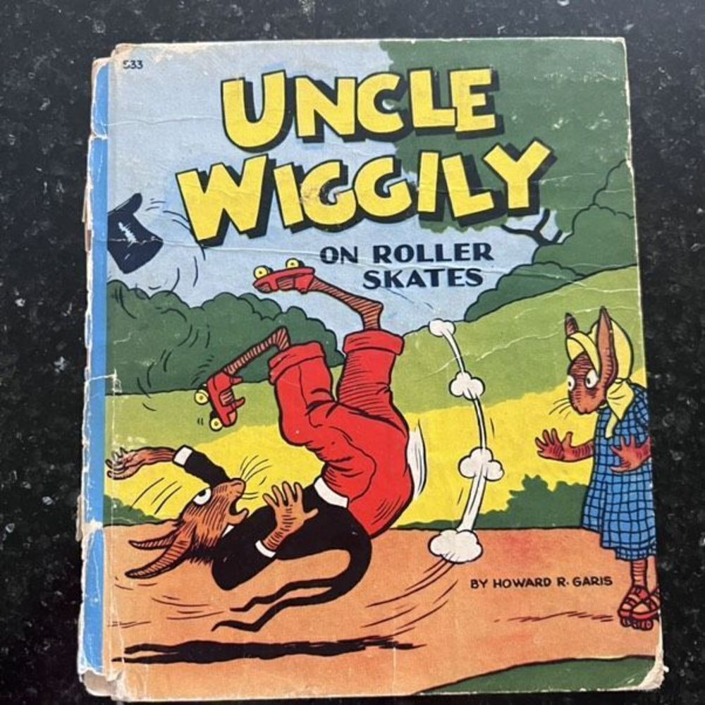 Vintage Uncle Wiggily‎ On Roller Skates Howard R. Garis, Childrens Book, 1940